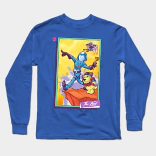 Saturday Morning Tarot 0 The Fool Long Sleeve T-Shirt